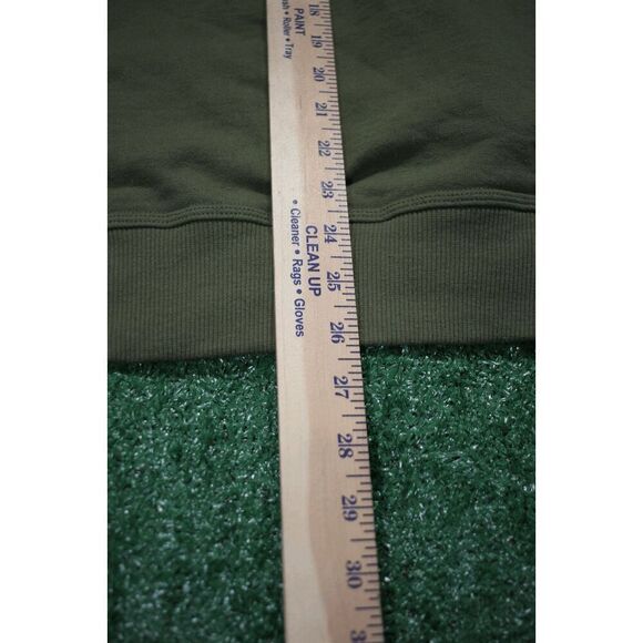 Champion Colorblock Hoodie Purple & Olive Green Men’s Size L Pullover Sweatshirt - Picture 7 of 8